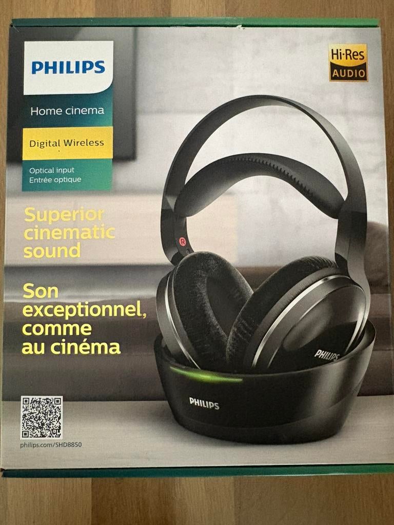 Casque sans fil pour tv, TV, Hi-fi & Vidéo, Casques audio, Enlèvement, Neuf, Philips, Sans fil