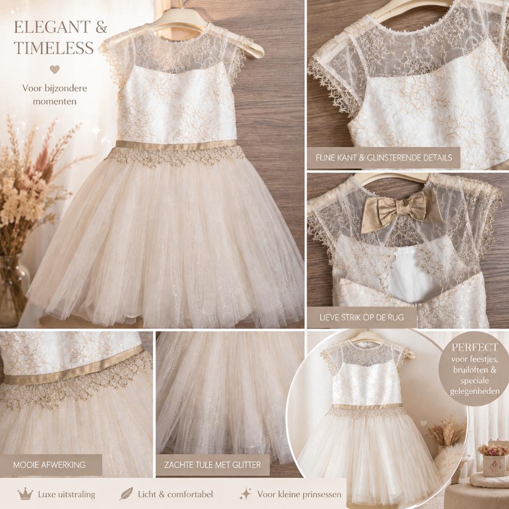 Communiekleedje Linea Raffaelli, Kinderen en Baby's, Kinderkleding | Maat 128, Ophalen of Verzenden