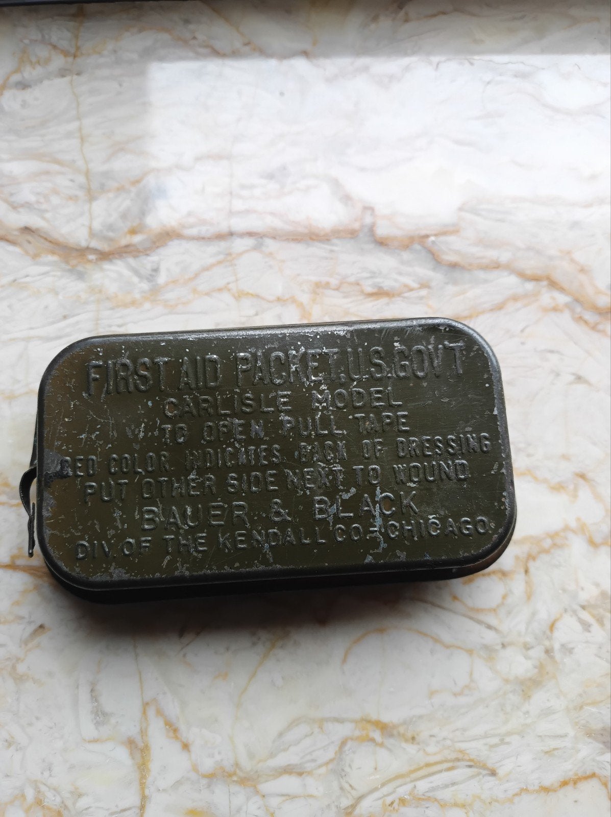 US WW2 First aid kit, Verzamelen, Ophalen of Verzenden, Landmacht