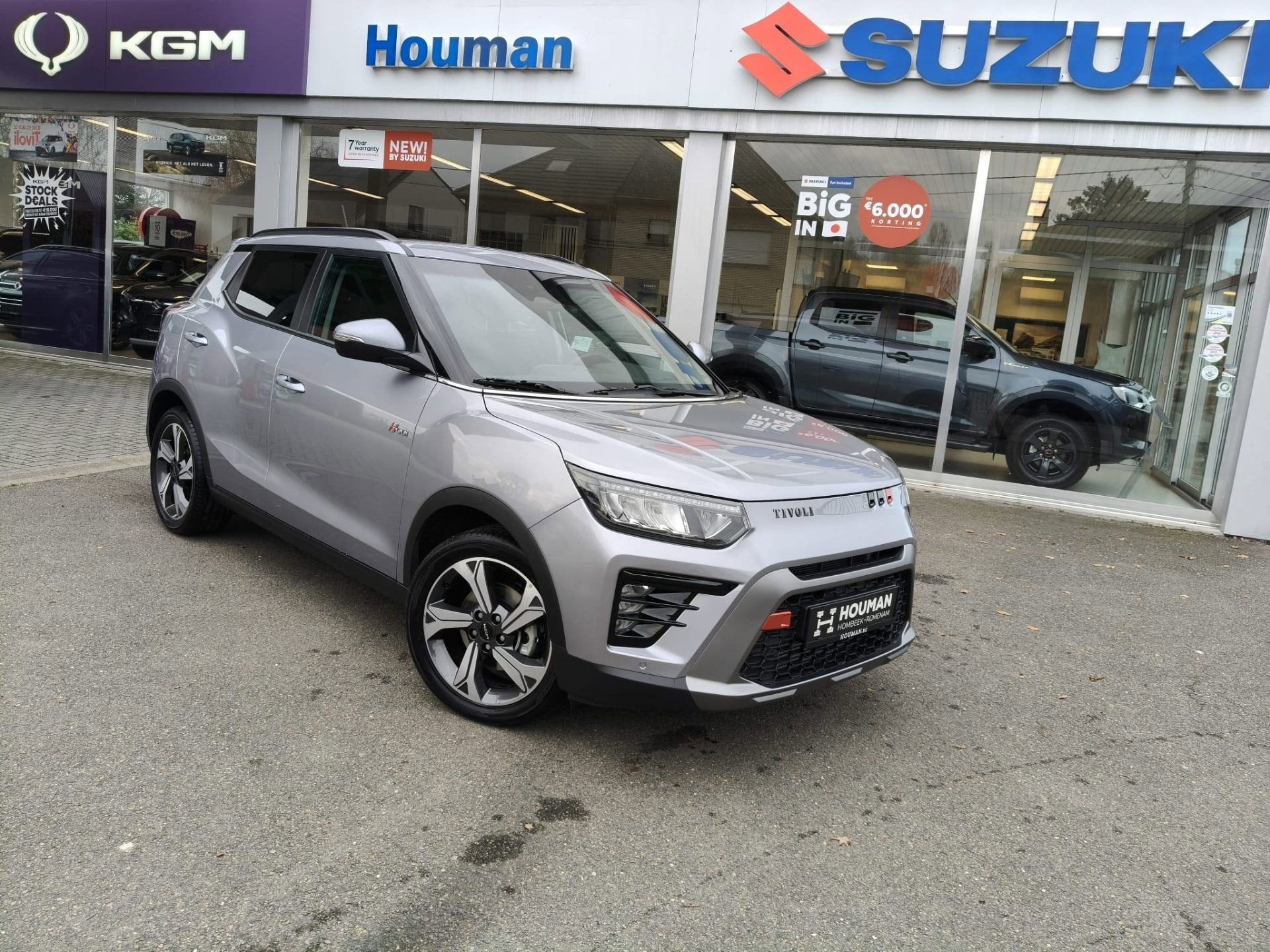 KGM Tivoli 1.5 Platinum Manueel, Autos, Autos Autre, Cuir, Achat, Intérieur cuir, Boîte manuelle