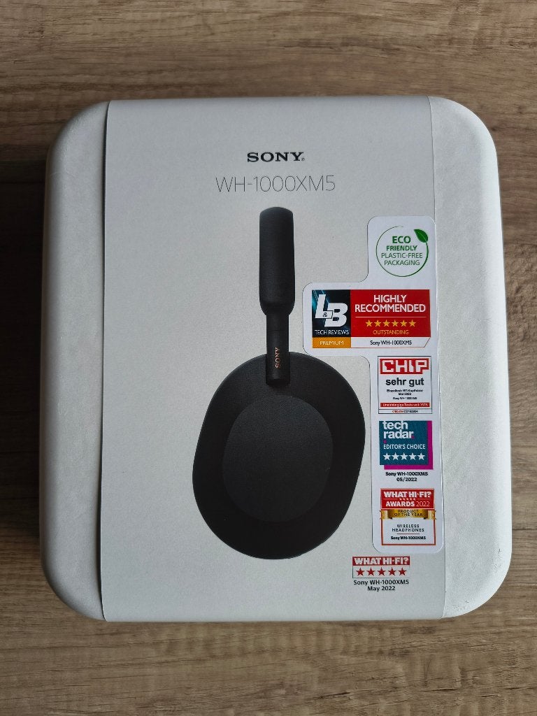 Sony WH-1000XM5 - Noir avec étui rigide, Neuf, Enlèvement ou Envoi, Noir, Réglable
