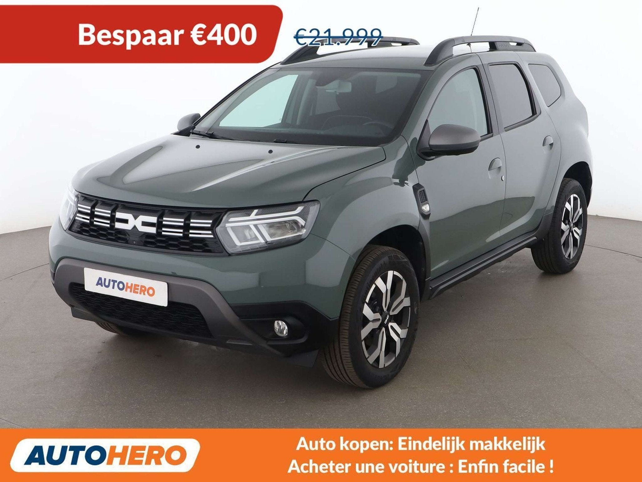 Dacia Duster 1.3 TCe Journey (bj 2023, automaat), Auto's, Stof, Gebruikt, Lichtsensor, Duster