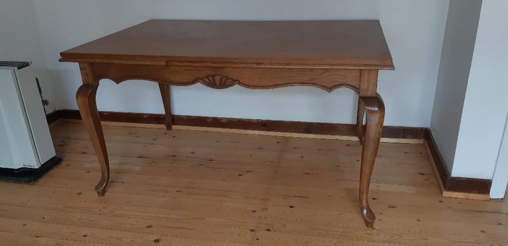 Rustieke uitschuifbare tafel, Huis en Inrichting, Ophalen, Gebruikt, 100 tot 150 cm, Rustiek