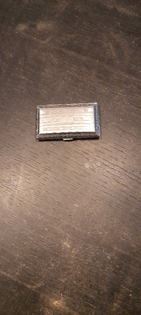 zilveren snuifdoosje, Ophalen