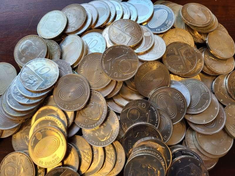 Nederland ruime 1 kilo zilveren 10 guldenmunten, Postzegels en Munten, Edelmetalen en Baren, Zilver, Ophalen of Verzenden