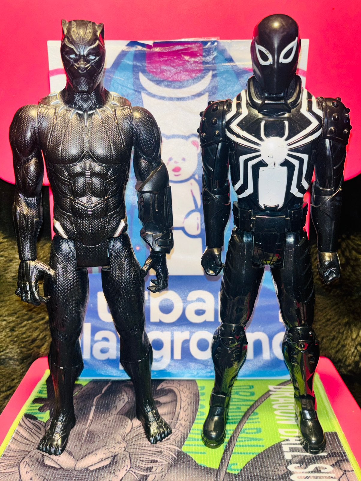 2 figurines Marvel Titan Hero : Black Panther & Venom ‍️, Enfants & Bébés, Jouets | Figurines, Enlèvement ou Envoi, Utilisé