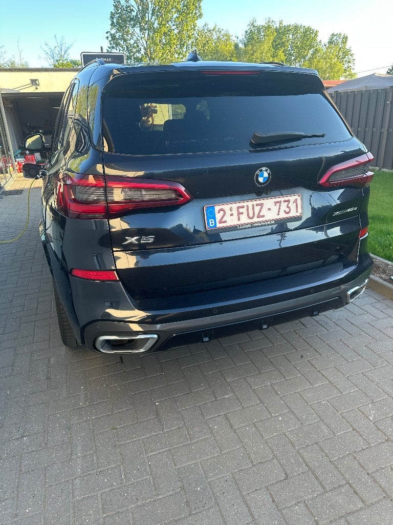BMW x5 45e, Automaat, Zwart, Bruin, 5 zetels