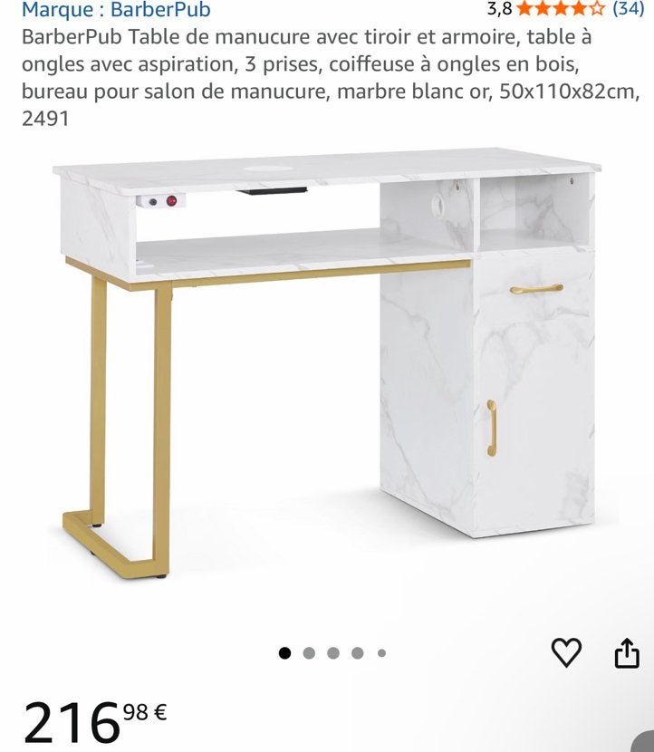 Table pour faire les onlges, Enlèvement, Comme neuf