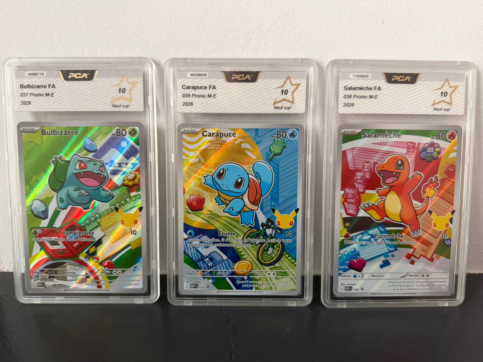 Triplette starter kanto - premiers partenaires (PCA 10), Enlèvement, Neuf