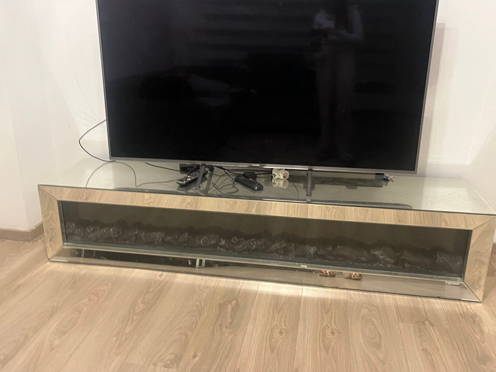 Table tv/meuble tv, Maison & Meubles, Armoires | Mobilier de télévision, 25 à 50 cm, Cheminé, Moins de 100 cm, 150 à 200 cm