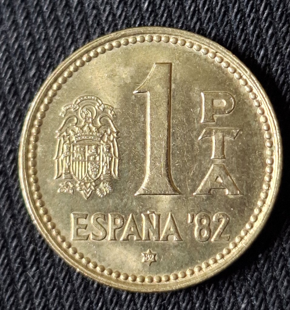 Pièce Espagne - 1 peseta - 1980 (*82), Timbres & Monnaies, Envoi, Autres pays, Monnaie en vrac