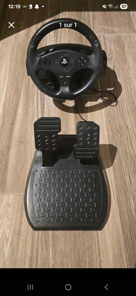 Volant + pédalier thrustmaster t80 ps3 ps4