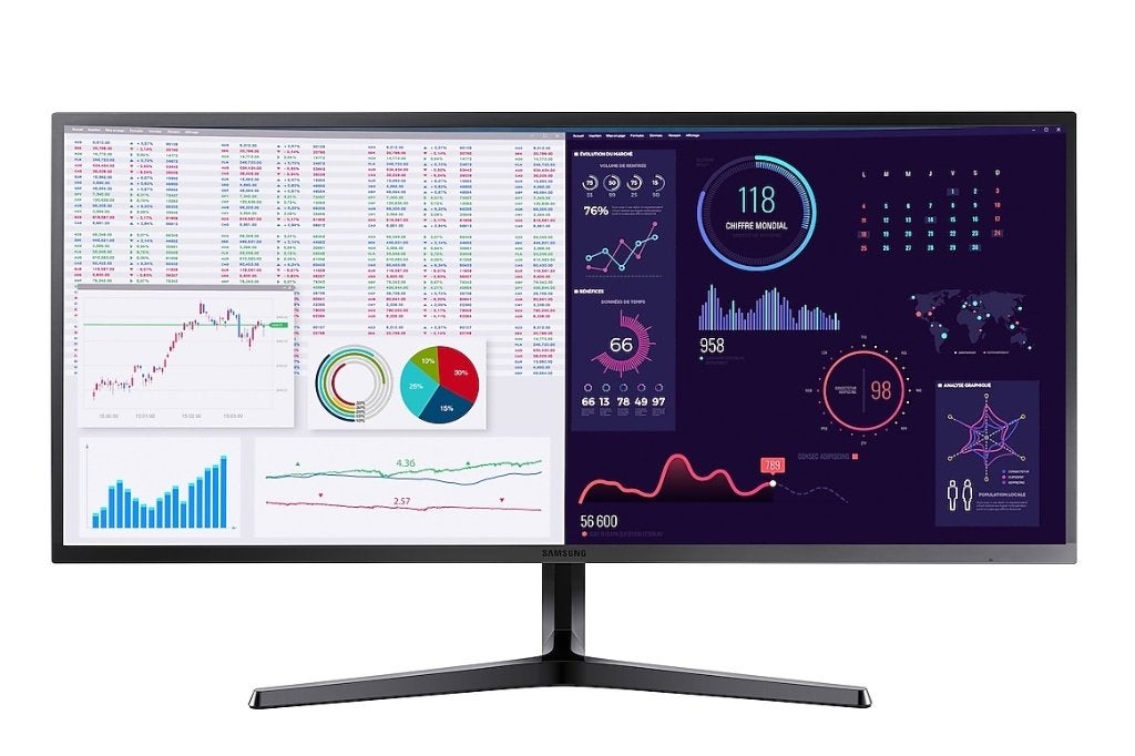 Monitor Samsung UWQHD 34" - S34J55X 21:9, Informatique & Logiciels, Autres résolutions, Enlèvement, Utilisé, Samsung