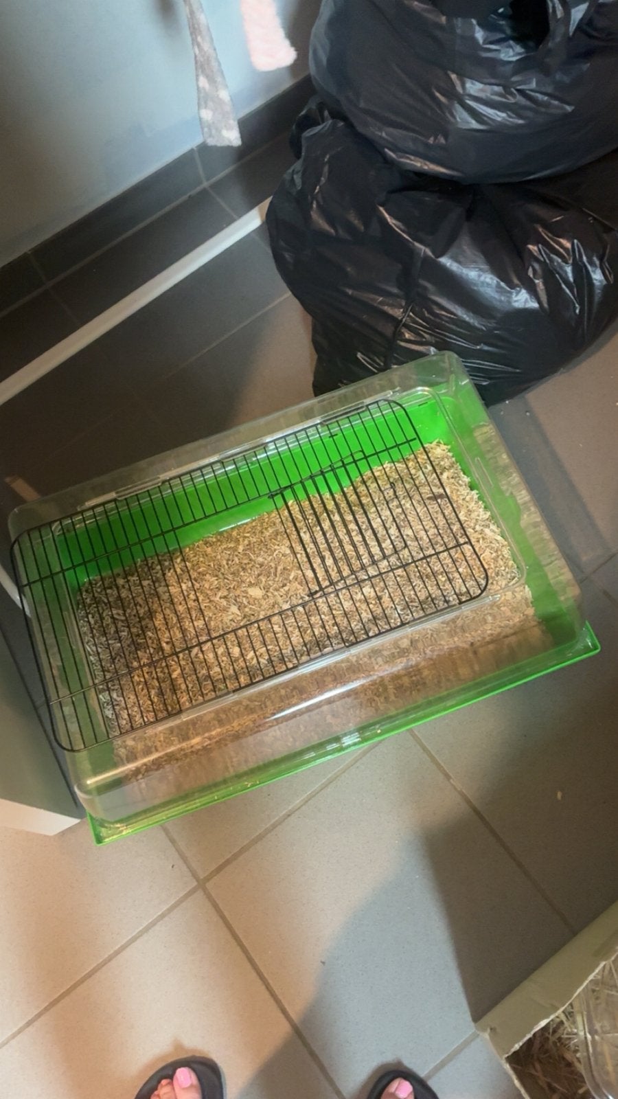 Kleine konijnen&hamster hok, Ophalen, Zo goed als nieuw