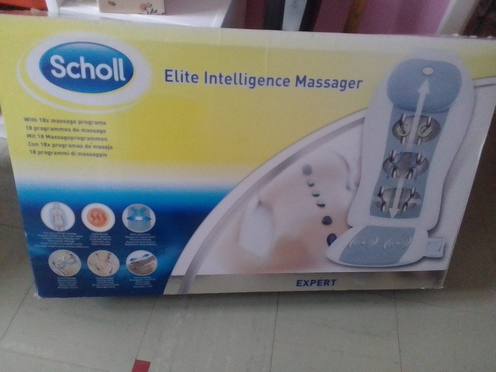 Siège de massage Scholl Elite Intelligence –  NEUF !, Sport en Fitness, Massageproducten, Ophalen of Verzenden, Nieuw, Massagestoel of Kussen