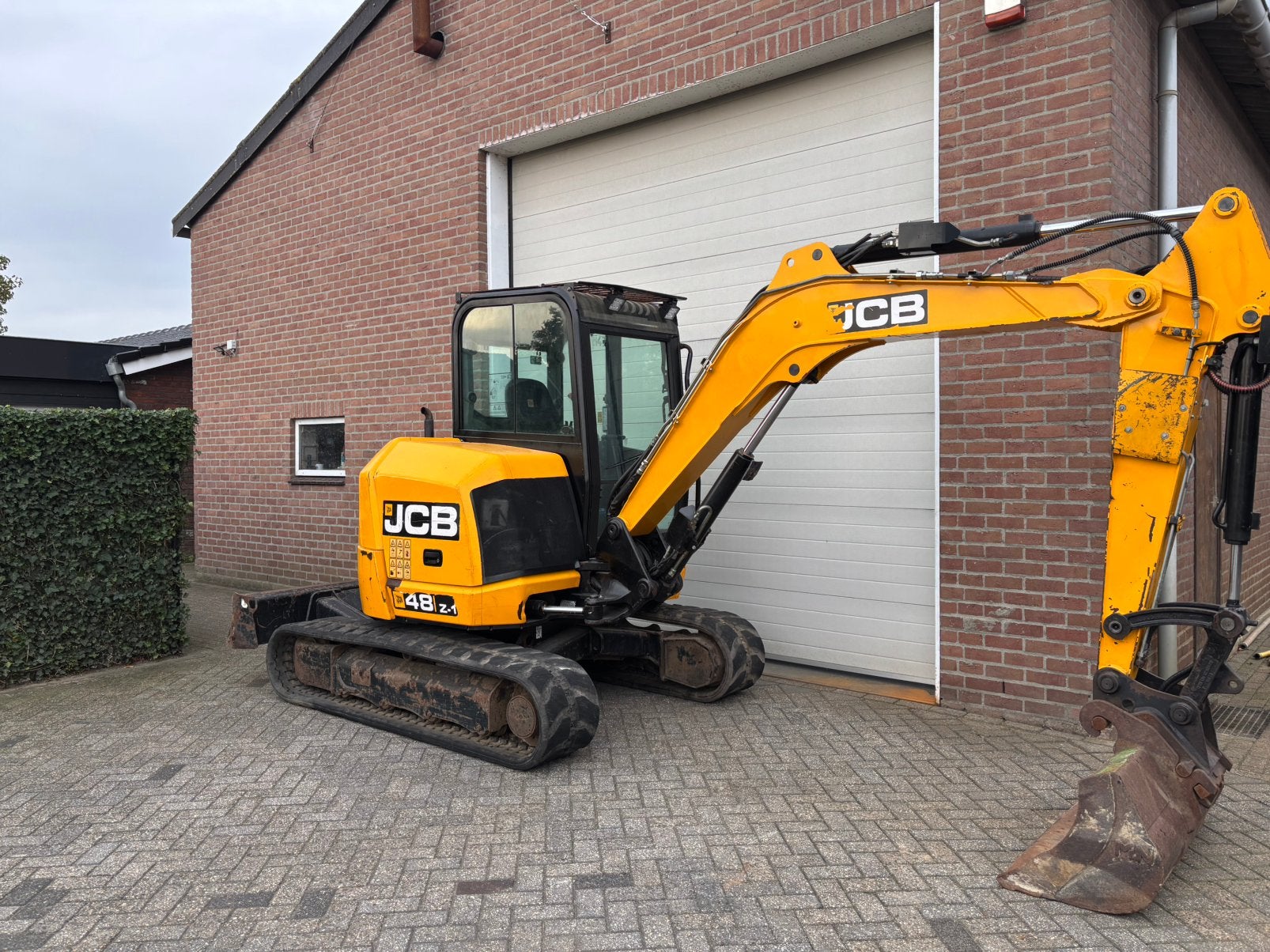 JCB48Z-1 Minigraver graafmachine Sloop/Sorteer! A/C, Ophalen