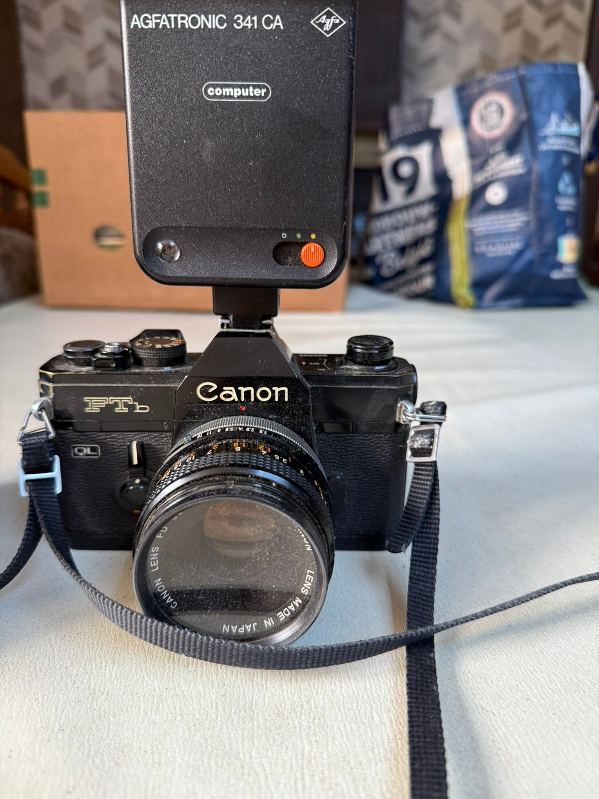 Canon toestel jaren 70, Audio, Tv en Foto, Ophalen, Zo goed als nieuw, Canon