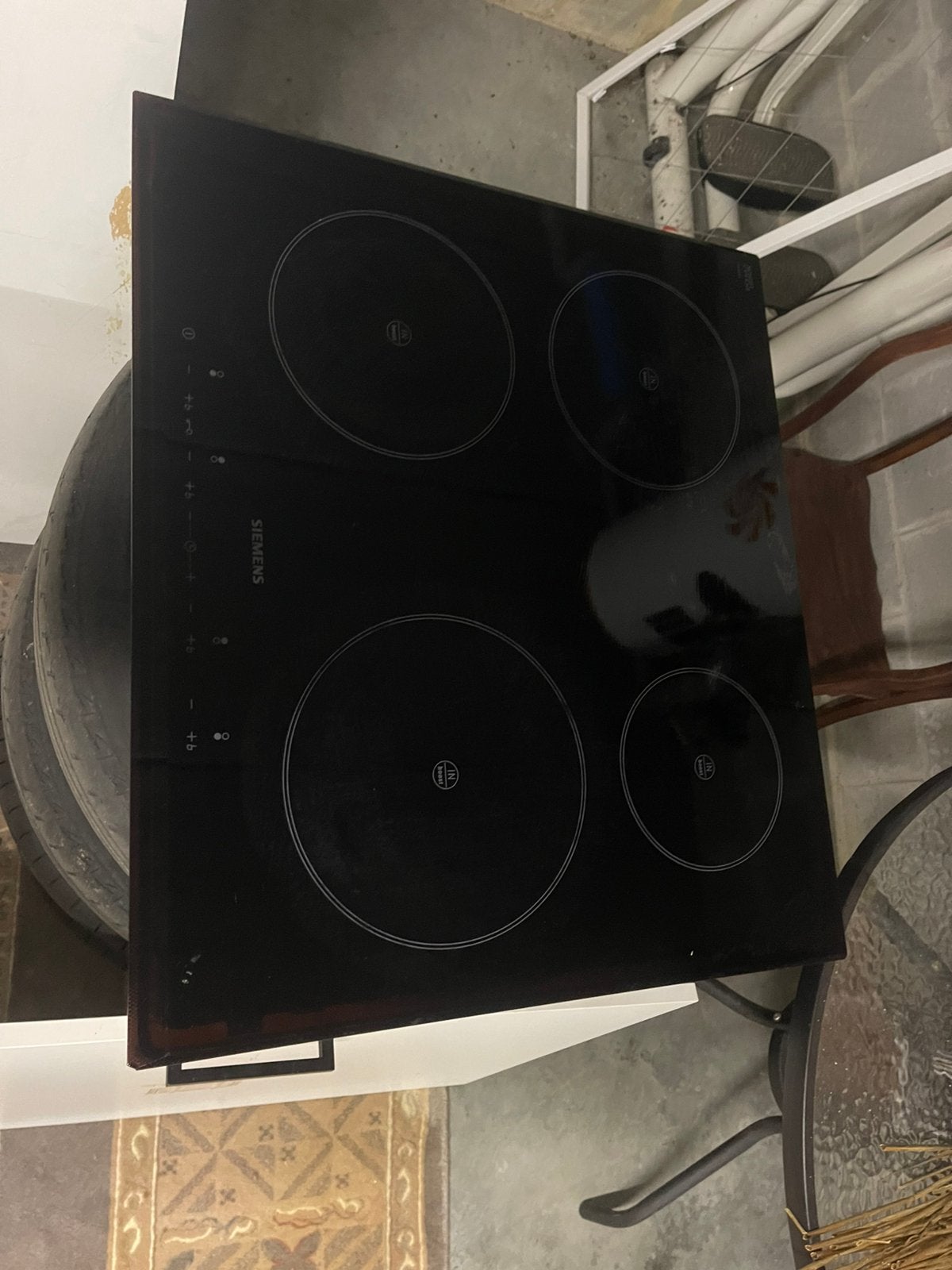 Siemens kookplaat, Elektronische apparatuur, Kookplaten, Ophalen, Zo goed als nieuw, Inbouw, 4 kookzones
