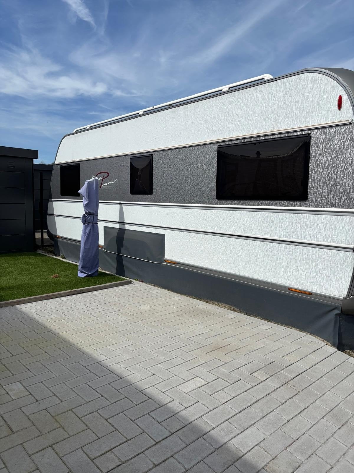 Caravan TABBERT GRANDE PUCCINI Prachtige Caravan, Caravans en Kamperen, Rondzit, Tabbert, Dwarsbed, 8 meter en meer