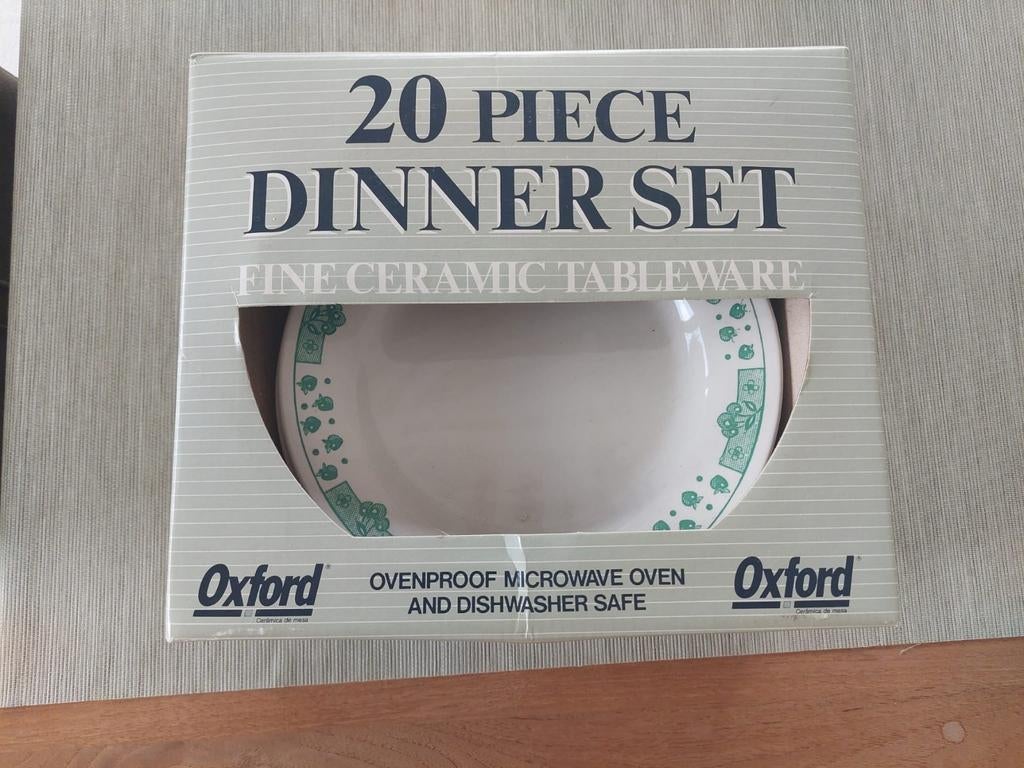 Oxford servies 20-delig, nooit gebruikt, Ophalen, Nieuw