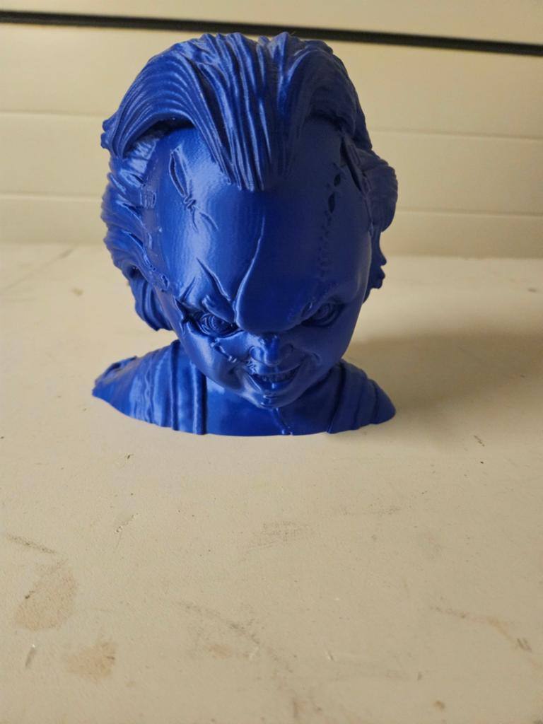 Tête de chucky en plastique 3d, Verzamelen, Overige Verzamelen