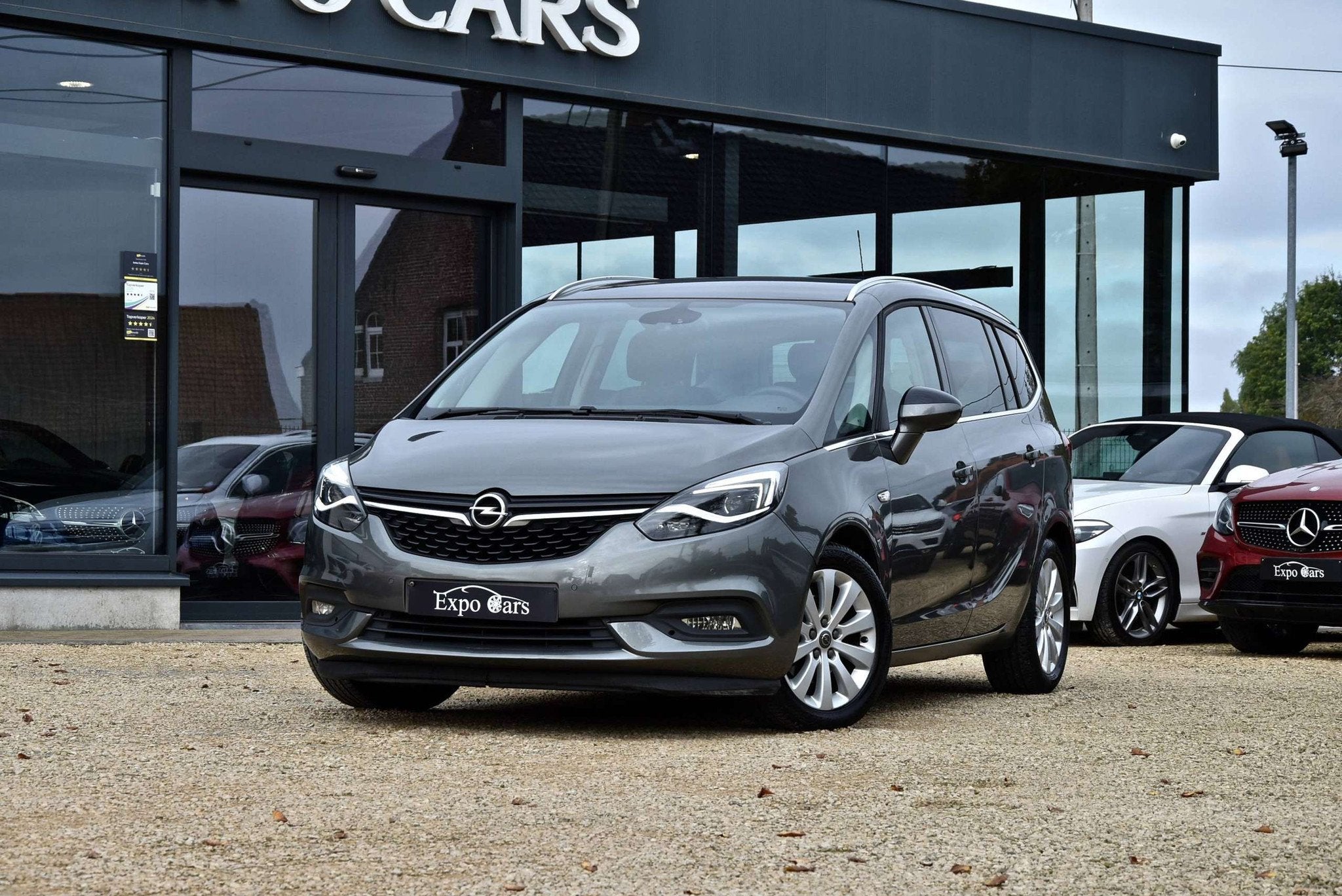 Opel Zafira Zafira 1.4 Turbo Innovation*7PL*CAMERA*XENON*LED, Autos, Cuir, Argent ou Gris, Euro 6, Entreprise
