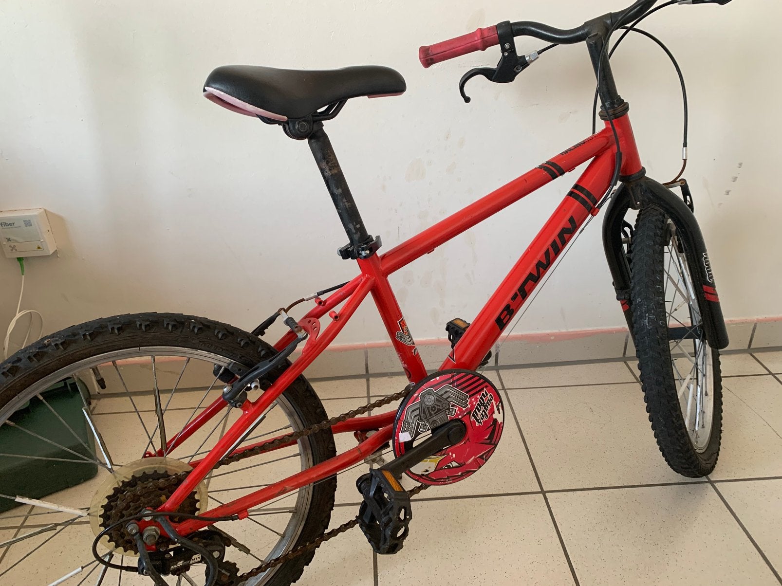 Goedkope B’Twin kinderfiets, Fietsen en Brommers, Ophalen, Gebruikt, 20 tot 24 inch