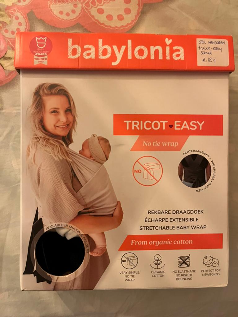 Draagdoek Babylonia - Tricot Easy, Kinderen en Baby's, Babydragers en Draagdoeken, Ophalen, Zo goed als nieuw, Draagdoek
