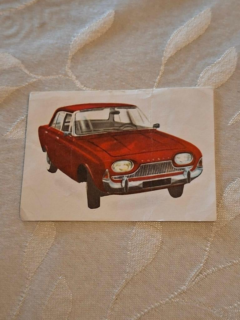 Prentje/Chromo : Ford Taunus 17M/ Chocolade Jacques, Enlèvement ou Envoi, Gravure, Utilisé, Autres sujets/thèmes