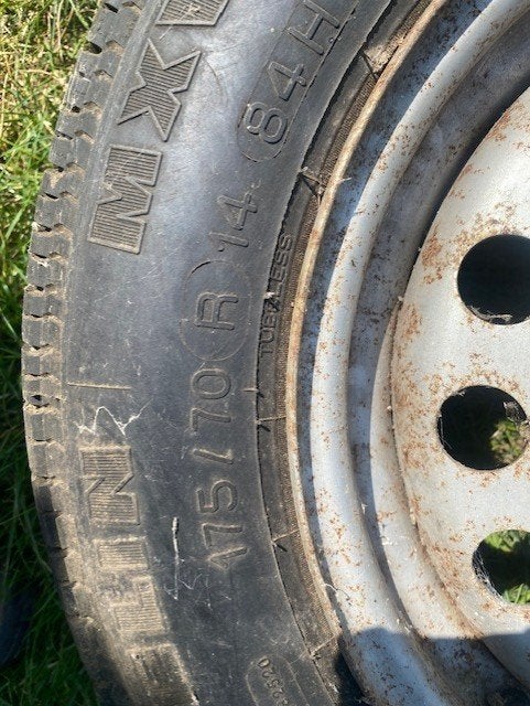 band op stalen velg, Auto-onderdelen, Ophalen, 14 inch, Gebruikt, 175 mm