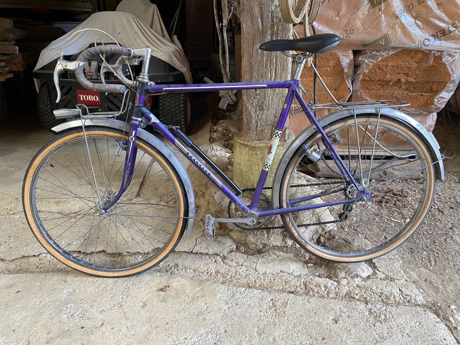 Peugeot retro racefiets, Vélos & Vélomoteurs, Enlèvement, Comme neuf