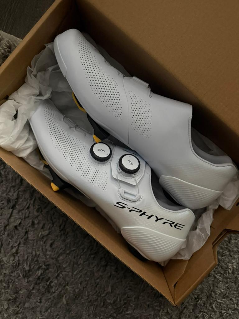 Shimano s-phyre 903 maat 43, Enlèvement, Neuf, Blanc
