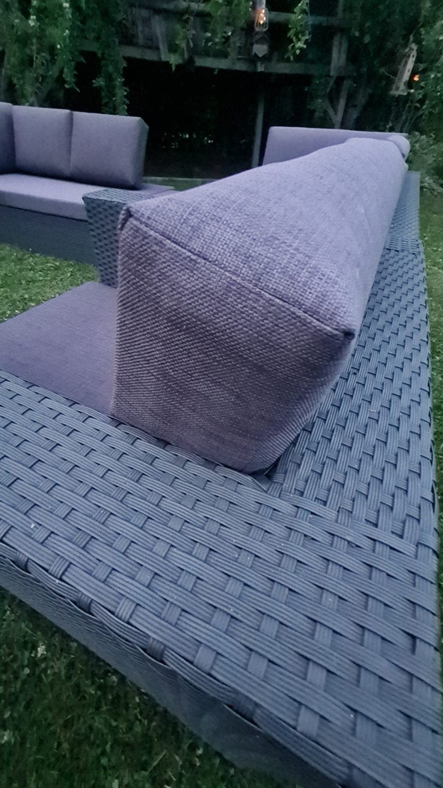 Mooie en ruime loungeset te koop, Ophalen, Gebruikt, Loungeset, Wicker