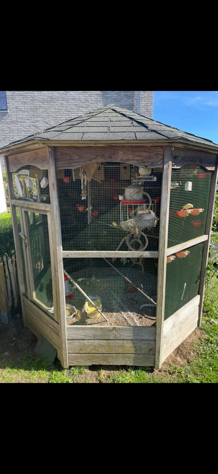 Voliere, Dieren en Toebehoren, Ophalen, Zo goed als nieuw