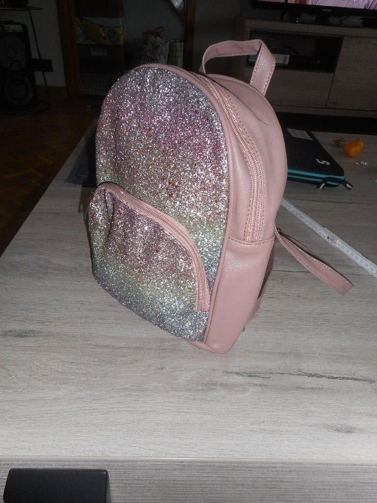 glitter rugzakje 25 x 20 x 8 cm, Ophalen of Verzenden, Glitter, Zo goed als nieuw, Rugzak