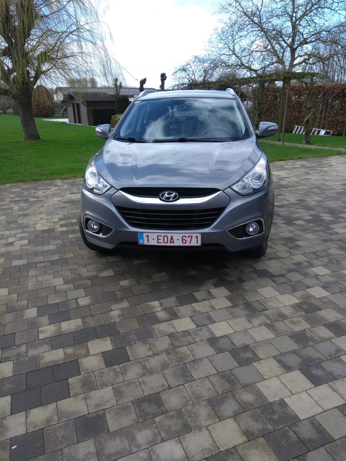 Hyundai ix35, 1.7 diesel, Auto's, Voorwielaandrijving, Euro 5, Zwart, Leder en Stof