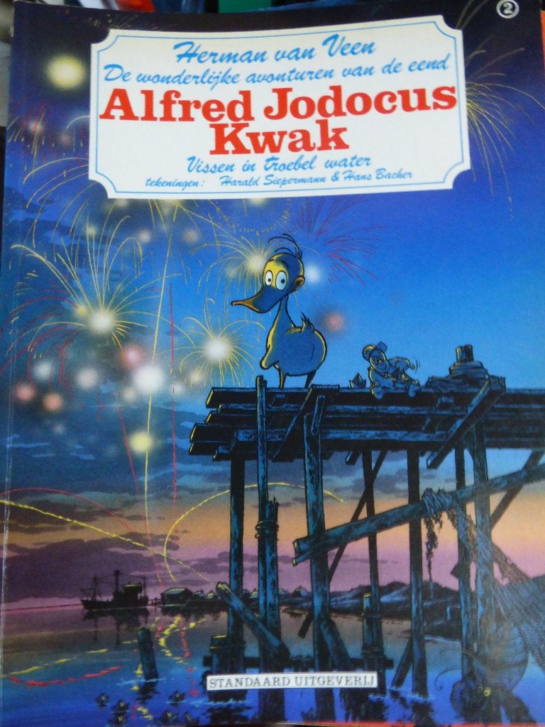 de wonderlijke avonturen van eend alfred kwak,, Boeken, Ophalen of Verzenden