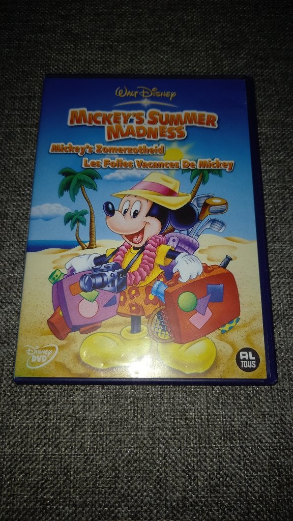 La folie estivale de Mickey en DVD, Enlèvement ou Envoi, Utilisé