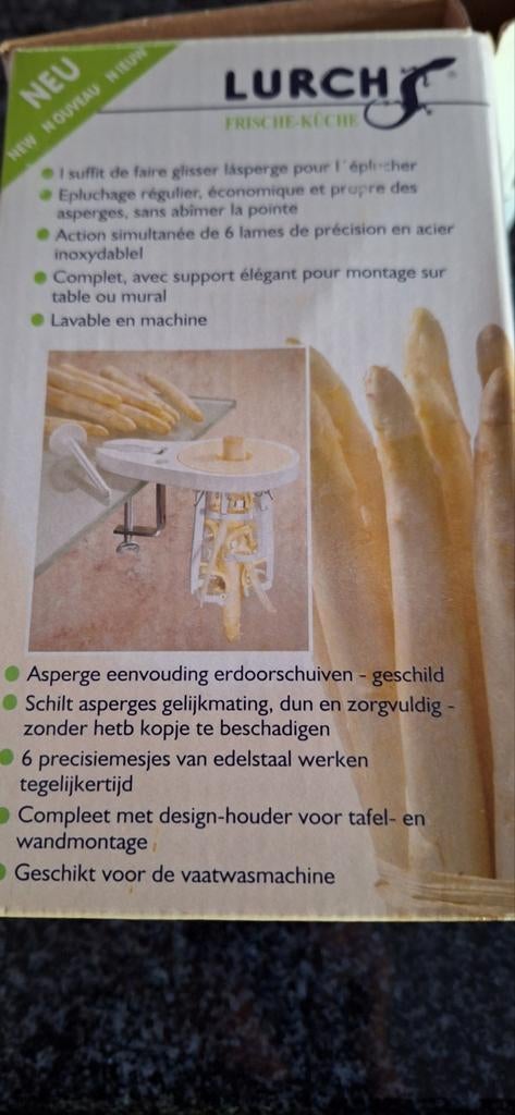 Asperges schiller, Huis en Inrichting, Ophalen