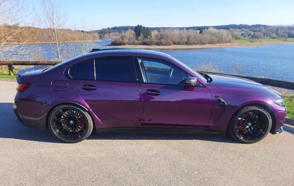BMW M3 Competition twilight purple sièges baquets carbon, Cuir, Achat, 375 kW, Euro 6