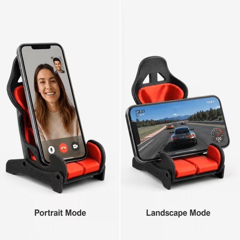 Support GSM Mini Siège Baquet Racing – Rouge, Enlèvement ou Envoi, Neuf