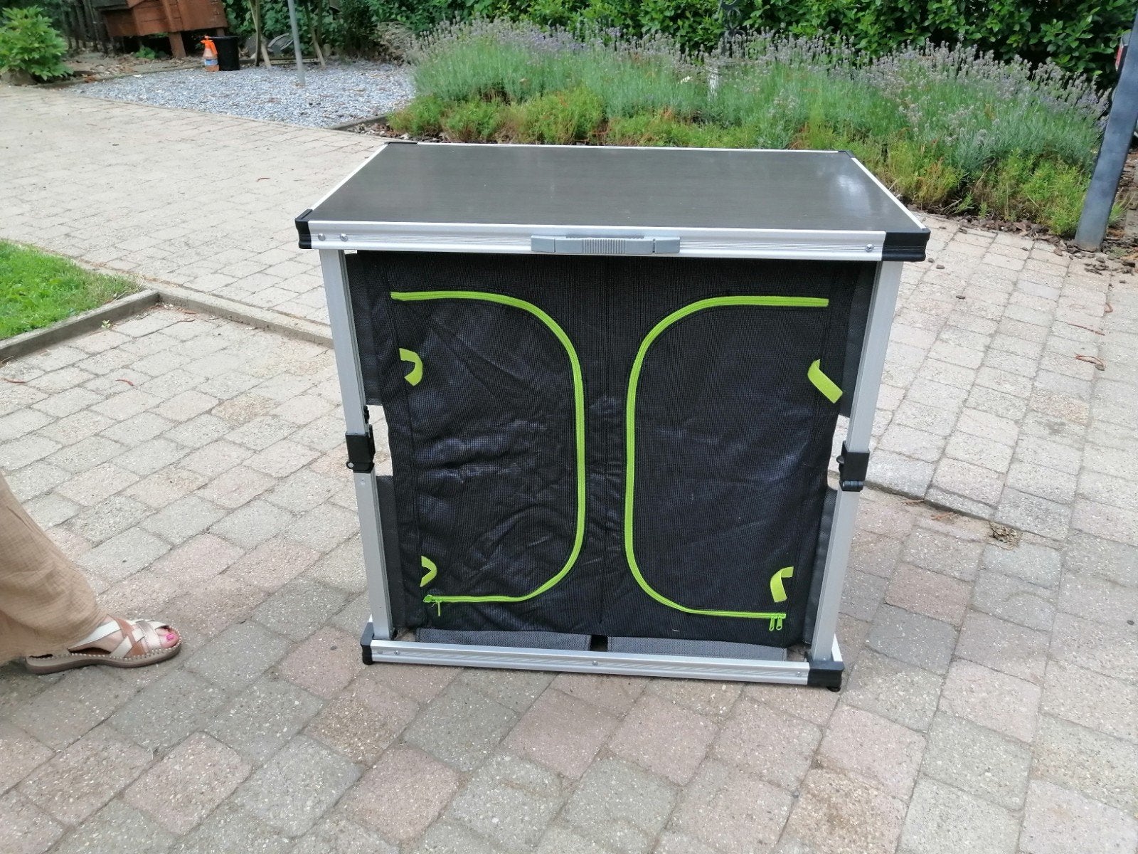 Opplooibaar kampingkast kast, Ophalen, Gebruikt, Campingkast
