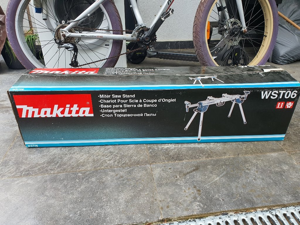 makita Plooibaar onderstel WST06 verstekzagen. Met een maxim, Ophalen, Nieuw