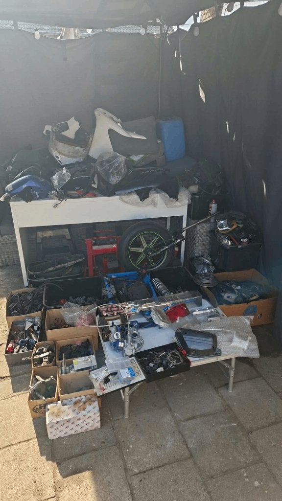 Scooter lot, Fietsen en Brommers, Ophalen, Gebruikt, Frame, Overige merken