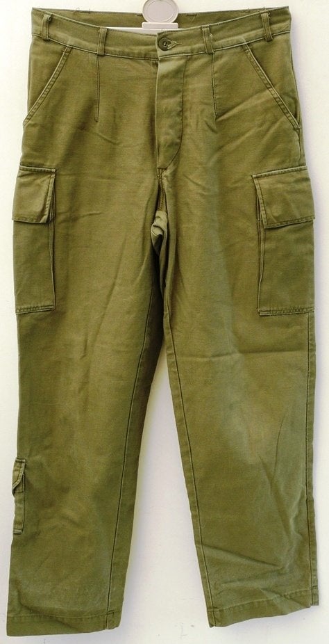 Broek, Gevechts, Uniform, M78, maat: 82x80, KL, 1980s.(Nr.3), Verzamelen, Ophalen of Verzenden, Landmacht, Kleding of Schoenen