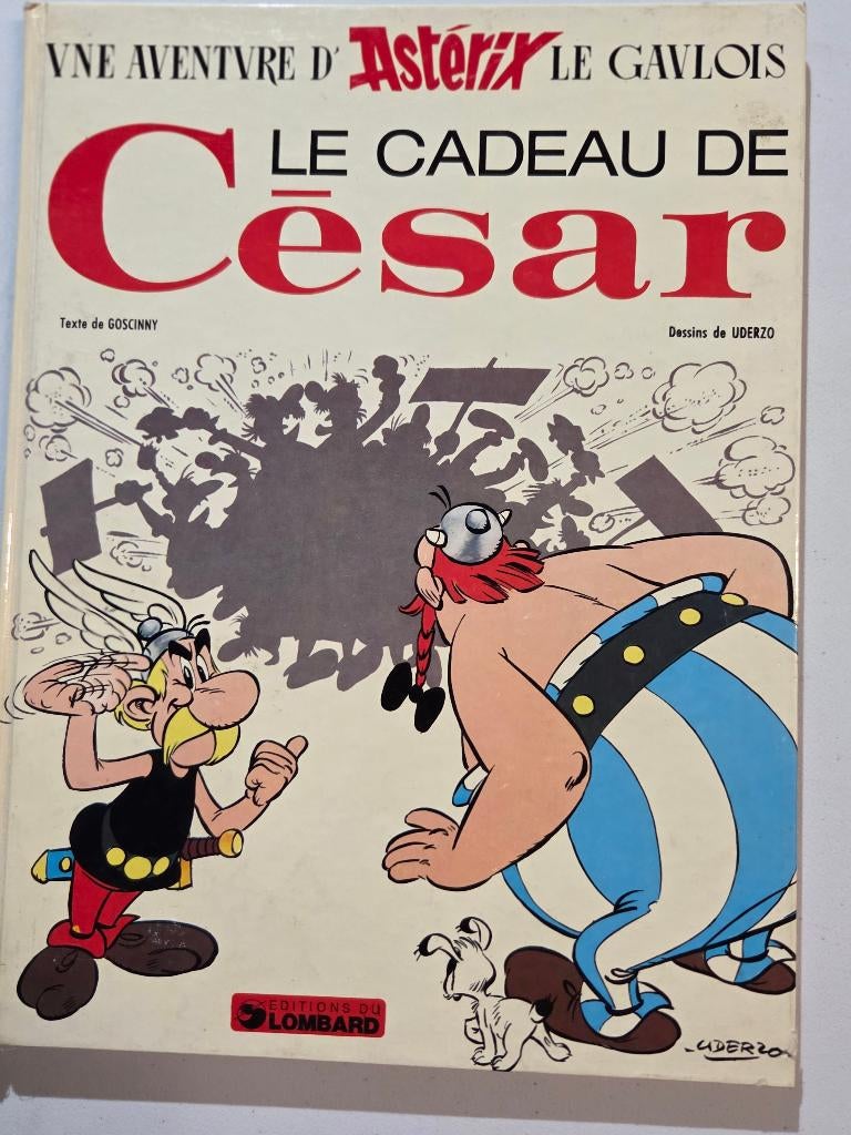 Strip Astérix: "Le cadeau de César"; hardcover, Enlèvement ou Envoi, Une BD, Utilisé, Goscinny & Uderzo