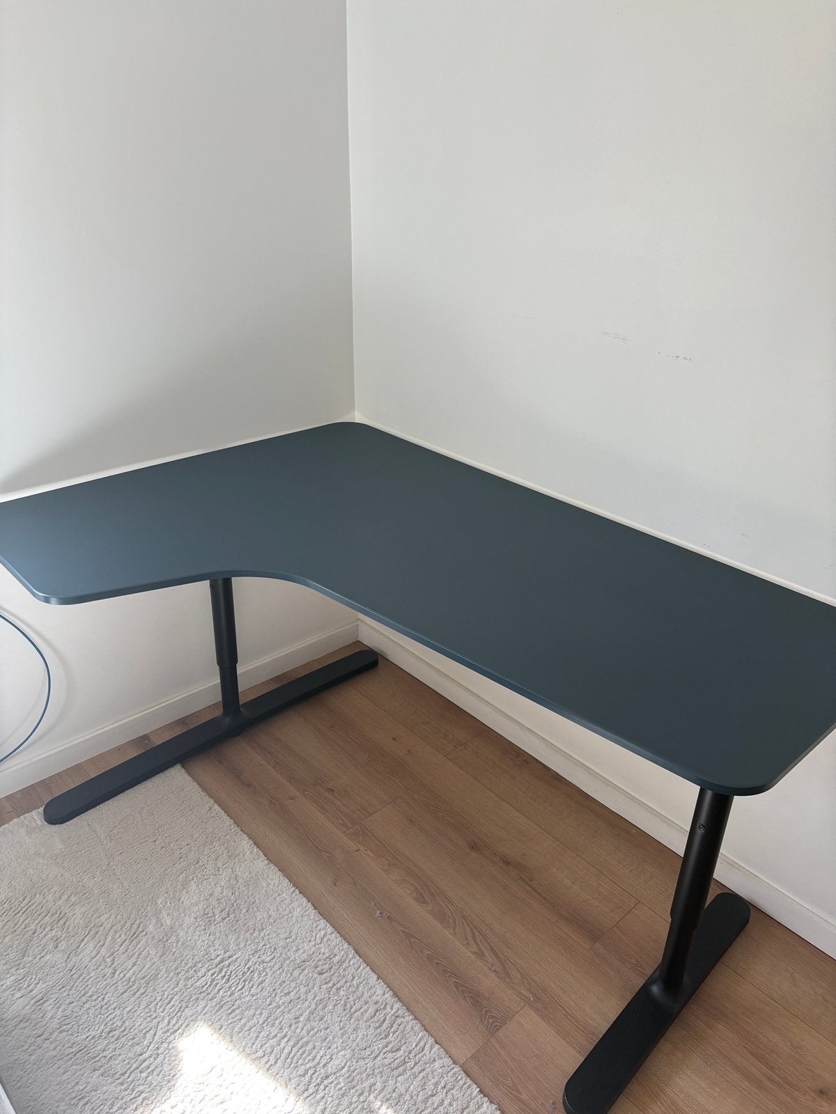 Bureau IKEA, Maison & Meubles, Bureaux, Bleu, Comme neuf, Enlèvement, IKEA