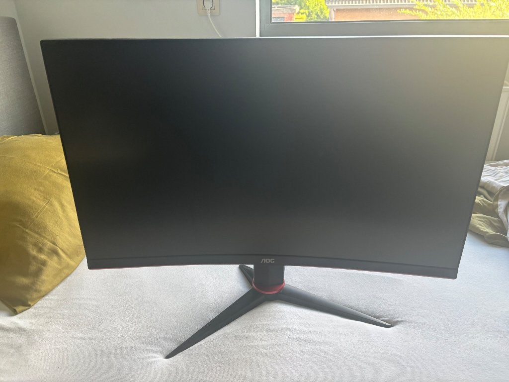 AOC C27G2ZU/BK – 27” Curved Gaming Monitor, Computers en Software, Gaming, Ingebouwde speakers, Gebruikt, IPS