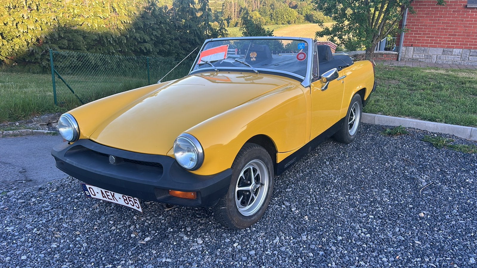 Cabriolet, Auto's, Achterwielaandrijving, Zwart, Cabriolet, Geel