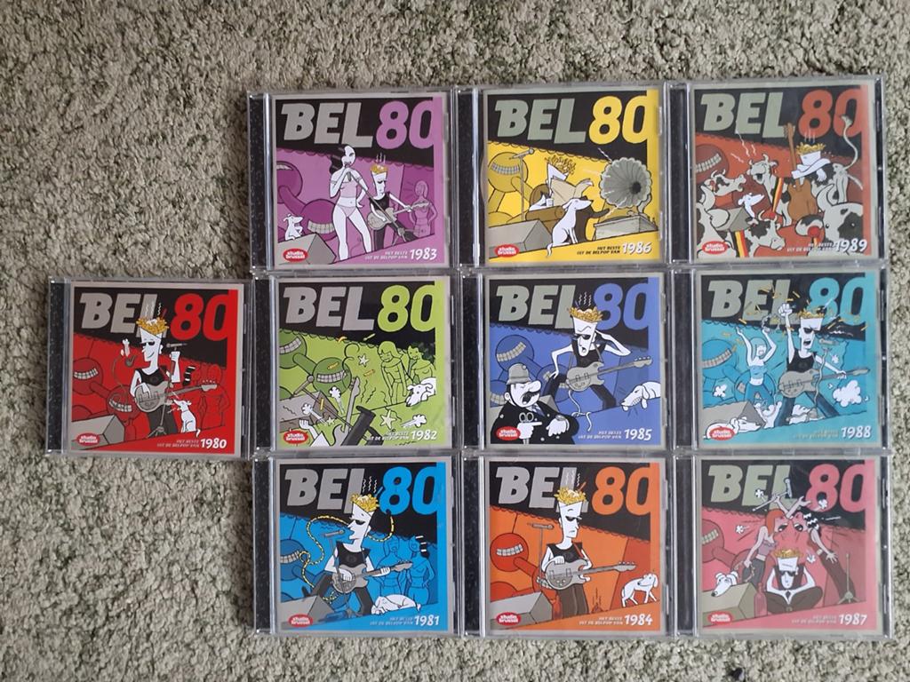 Belpop  Bel 80 , Studio Brussel  Box 10cd's, Cd's en Dvd's, Ophalen